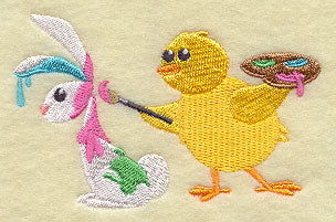 Easter Artists - Chick and Bunny