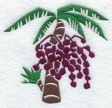 Acai Palm Woodcut