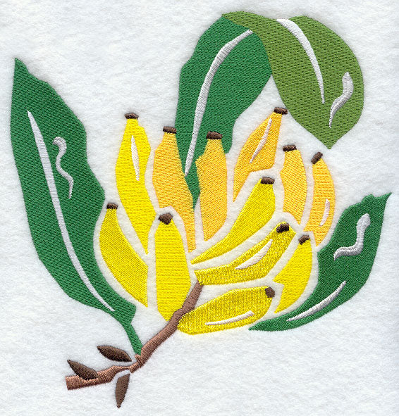 Banana Woodcut