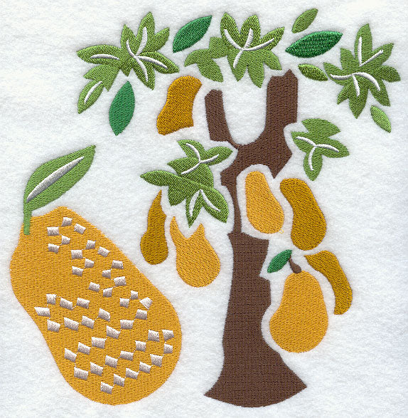 Jackfruit Woodcut