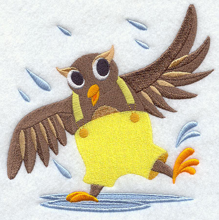 Owl Dancing in the Rain