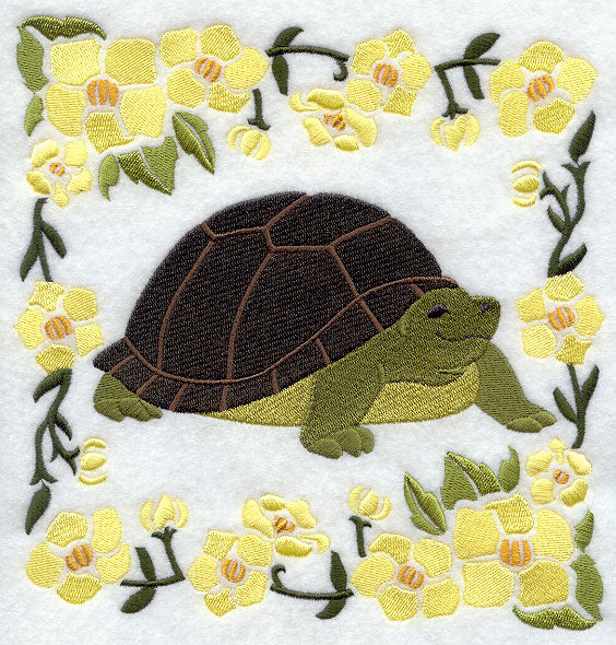 Woodland Animal Square - Turtle