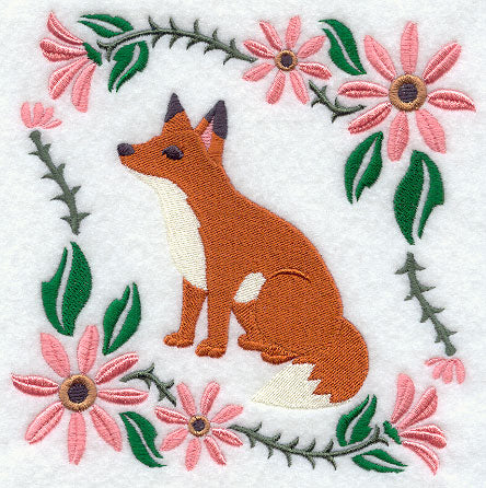 Woodland Animal Square - Fox