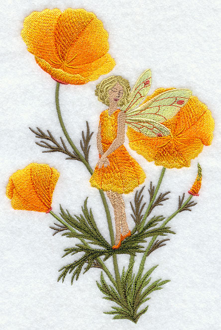 Spring Flower Fairy - Poppy