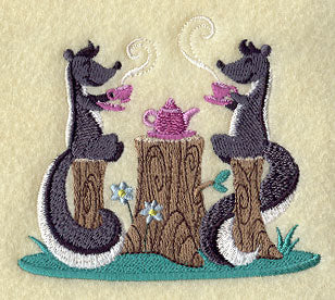 Woodland Tea Party - Skunks
