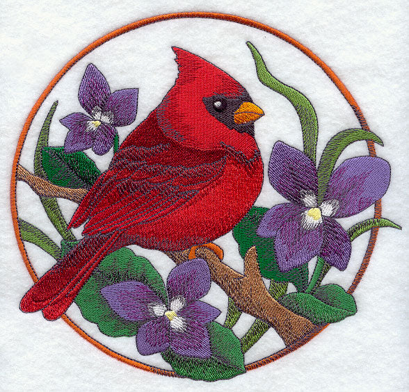 Cardinal and Violet Circle