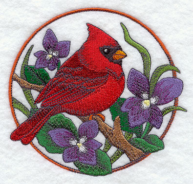 Cardinal and Violet Circle