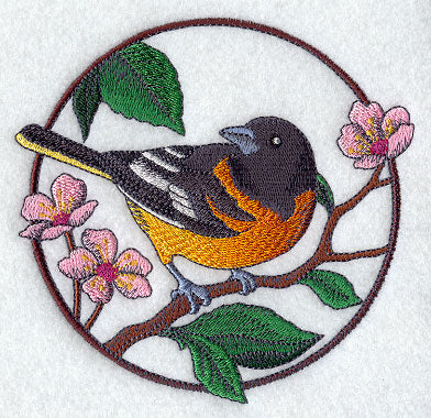 Oriole and Cherry Blossom Circle