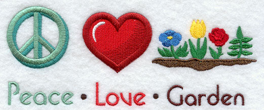 Peace Love Garden