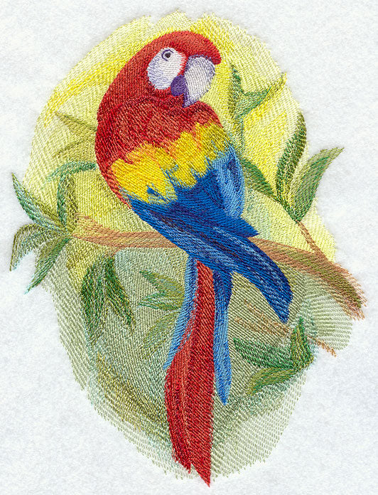 Scarlet Macaw in Watercolor