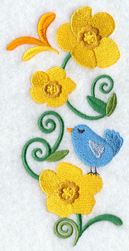 Buttercup and Bird Spray