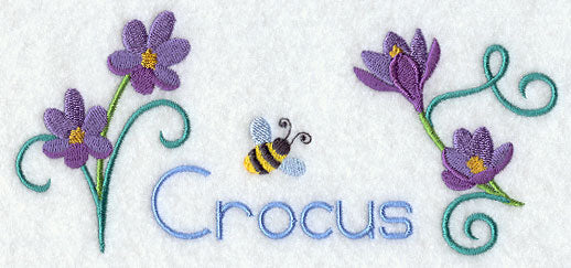 Crocus and Bumblebee Border