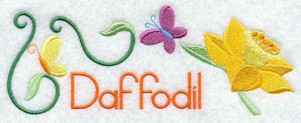 Daffodil and Butterfly Border