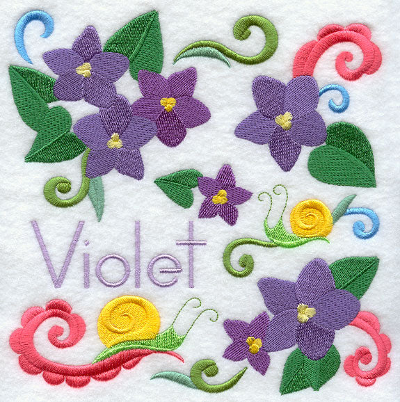 Violet and Snail Square