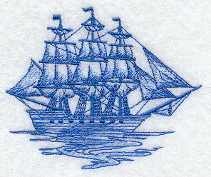 Clipper Ship Sea Sketch