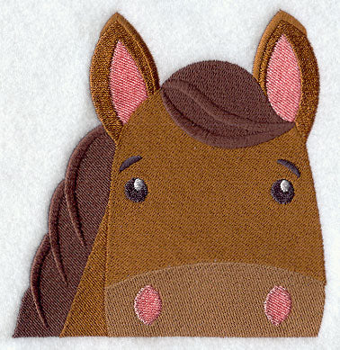 Peeking Horse