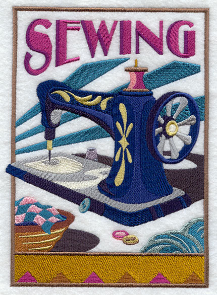 Art Deco Sewing Machine