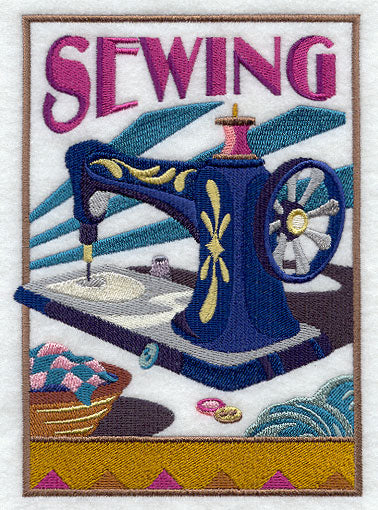 Art Deco Sewing Machine