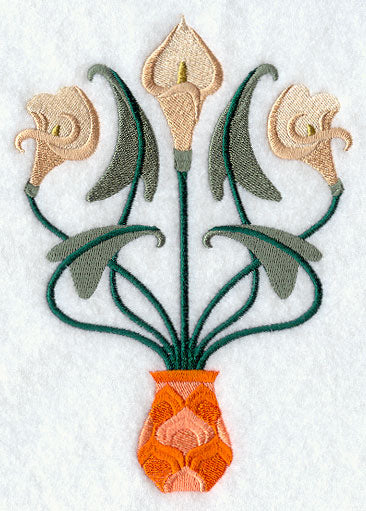 Art Deco Calla Lilies