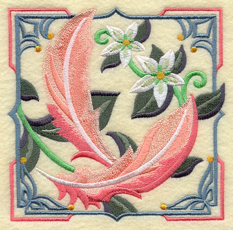 Art Deco Flamingo Feathers