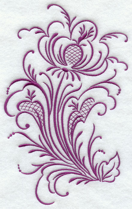 Simply Rosemaling Blomst 1