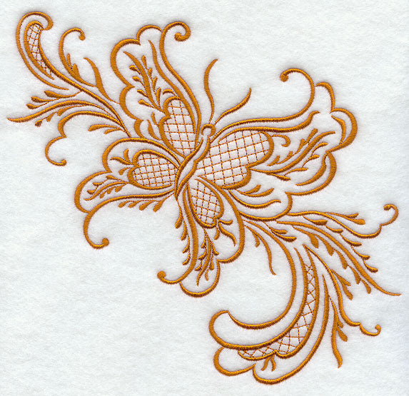 Simply Rosemaling Sommerfugl 1