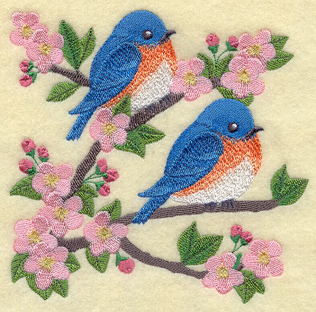 Blossoms and Bluebirds