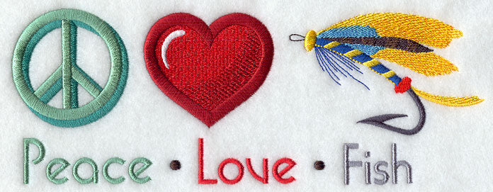 Peace Love Fish (Fly Fishing)