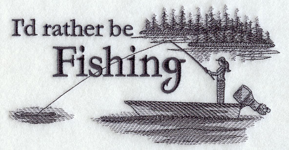 I'd Rather Be Fishing - Female