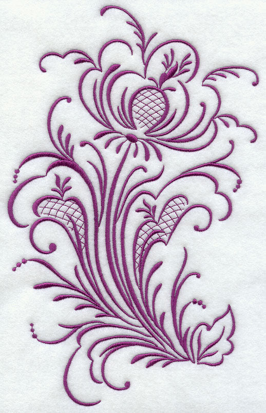 Simply Rosemaling Blomst 1