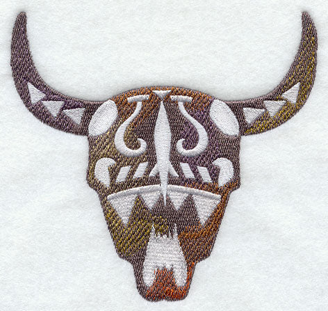 Southwestern Silhouette - Buffalo Skull