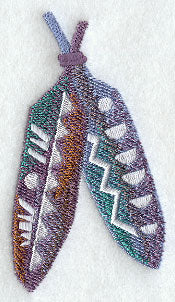 Southwestern Silhouette - Feathers