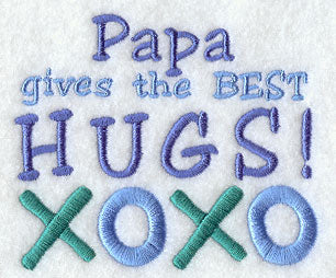 Papa Gives the Best Hugs