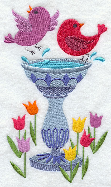 Sweet Tweet Birdbath 1