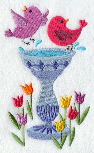 Sweet Tweet Birdbath 1