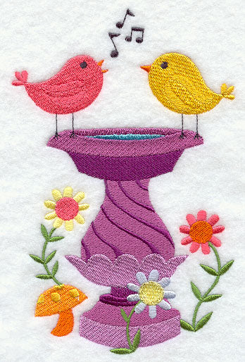 Sweet Tweet Birdbath 2