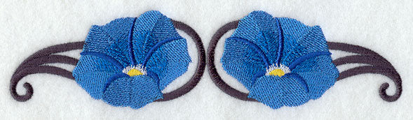 Scrollwork Morning Glory Border