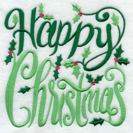 Happy Christmas with Holly