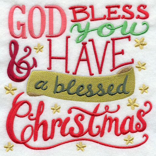 God Bless You and Have a Blessed Christmas