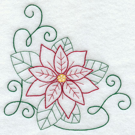 Lovely and Light Poinsettia Corner