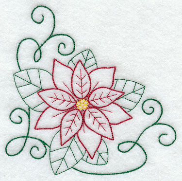 Lovely and Light Poinsettia Corner