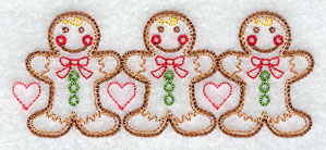 Gingerbread Cookie Love Border