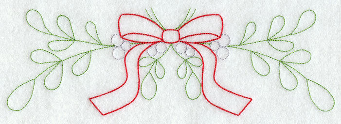 Merry Mistletoe Border