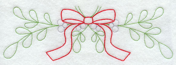 Merry Mistletoe Border