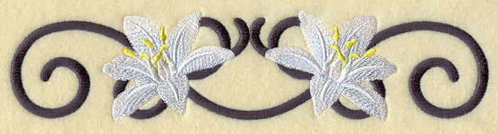 Scrollwork Star of Bethlehem Border