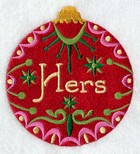 Festive Ornament - Hers