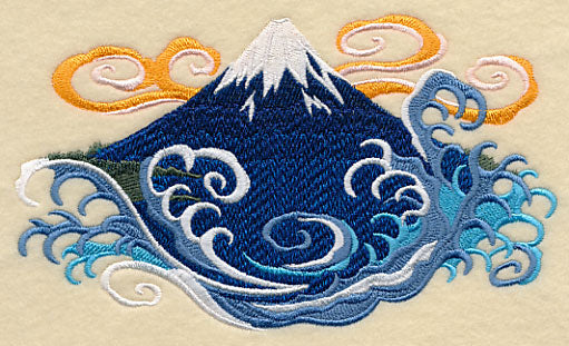 Whirling Waves - Mount Fuji