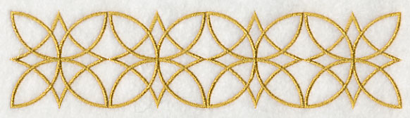 Sashiko Diamonds Border