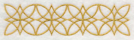 Sashiko Diamonds Border