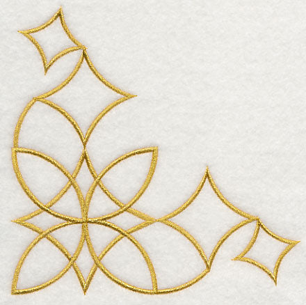 Sashiko Diamonds Corner